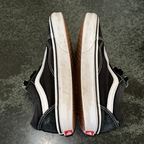 Vans old skool skate shoe youth size 4.0 elastic shoelaces & magnetic closure - Picture 4 of 10